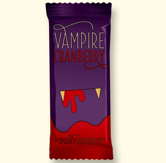 Halloween Candy Packaging: Vampire Cranberry