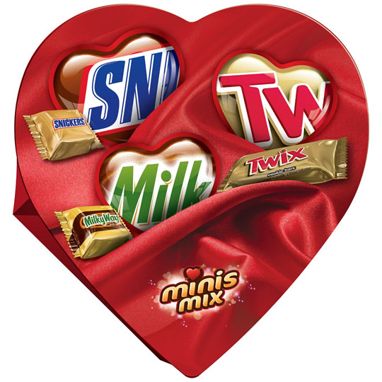 Valentine's Candy Packaging: Minis Mix Heart
