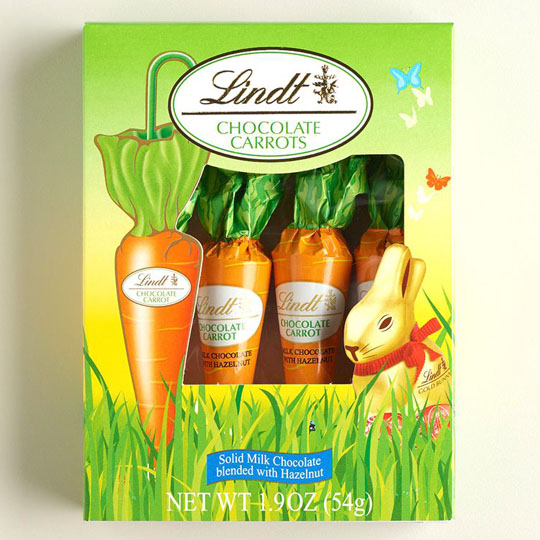 Easter Candy Packaging: Lindt Carrots