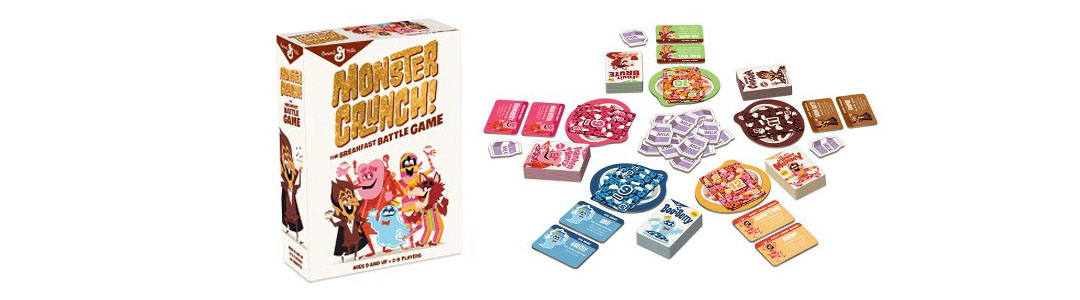 Halloween Cereal Packaging: Monster Cereals Card Game
