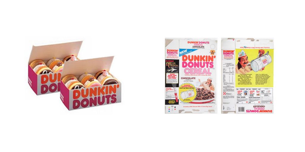 Dunkin Donuts: Orange and Pink