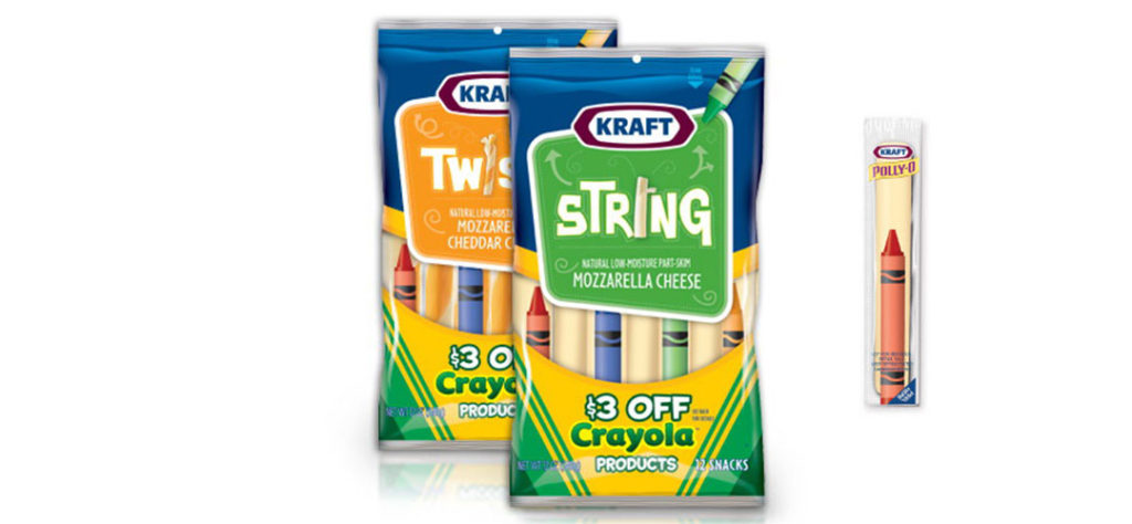 Cheese Packaging: Crayola Cheese Strings