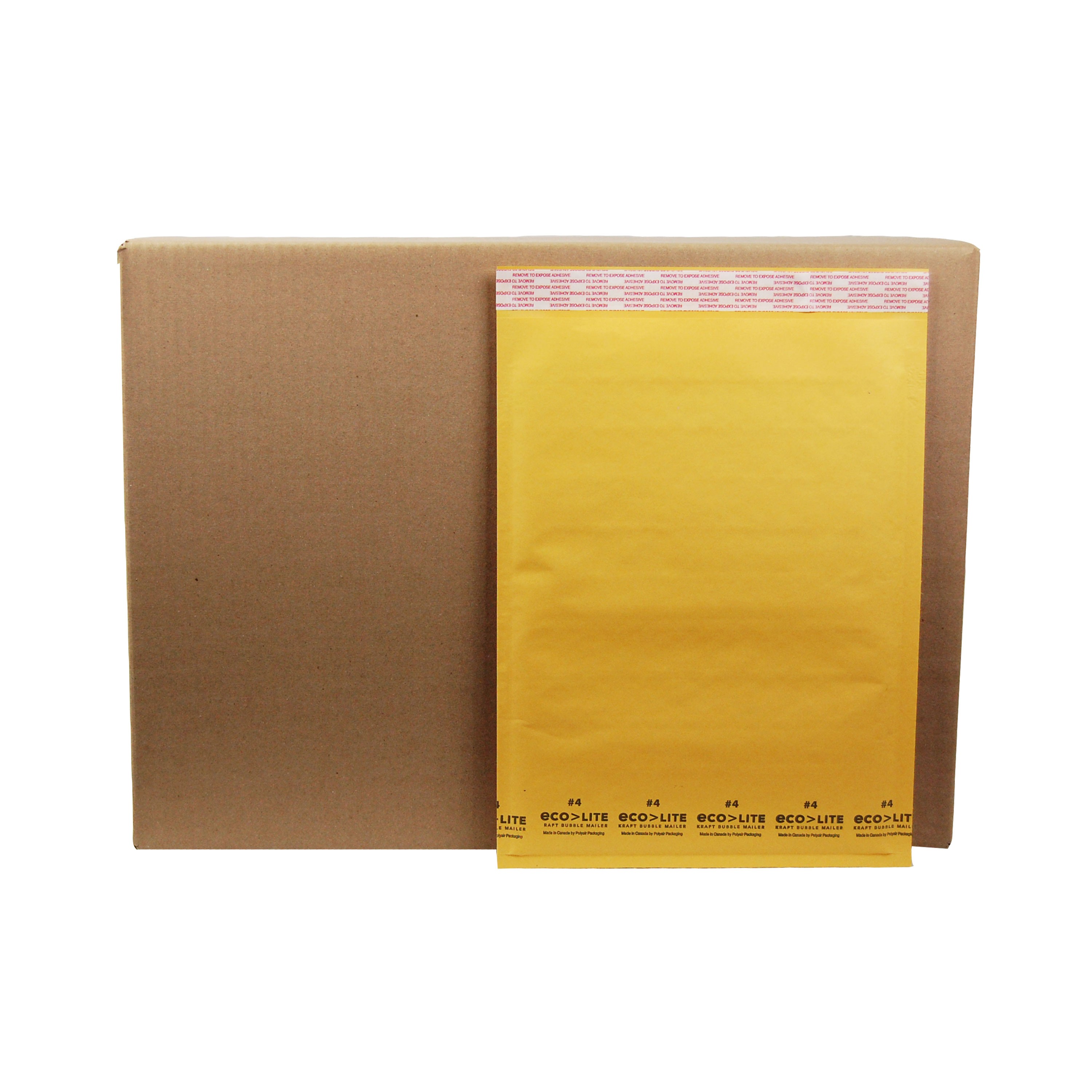 100 #6 12.5x19 Kraft Ecolite Bubble Mailers Padded Envelopes Bags 12.5 x 19  50 
