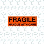 Fragile/Handle With Care' Label - 2