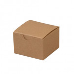 Chipboard Boxes, Gift, Kraft, 3 x 3 x 2