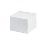 Chipboard Boxes, Gift, White, 8 x 8 x 6