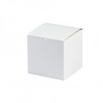 Chipboard Boxes, Gift, White, 6 x 6 x 6
