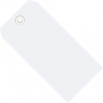 White Shipping Tags #5 - 4 3/4 x 2 3/8