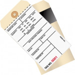 Inventory Tags - 2-Part Carbon Style with Adhesive Strip (4000-4499), 6 1/4 x 3 1/8