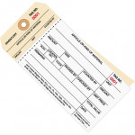 Inventory Tags - 2-Part Carbonless Stub Style (1000-1499), 6 1/4 x 3 1/8
