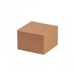 Chipboard Boxes, Gift, Kraft, 6 x 6 x 4