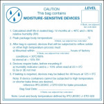  Caution Moisture Sensitive Devices