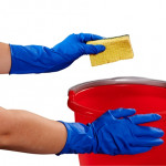 Microflex® Safegrip™ Powder Free Latex Gloves w/Extended Cuff Blue 12 Mil - Medium