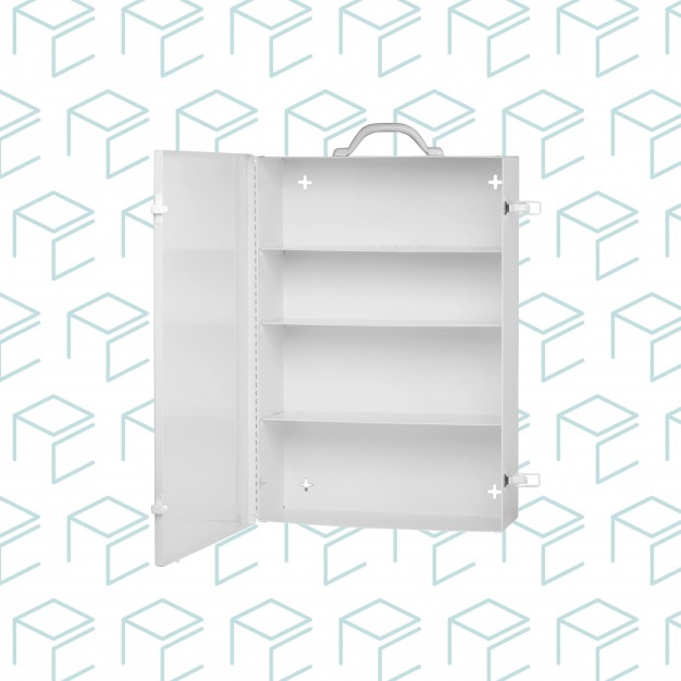 First Aid Metal Cabinet with 4 Shelves