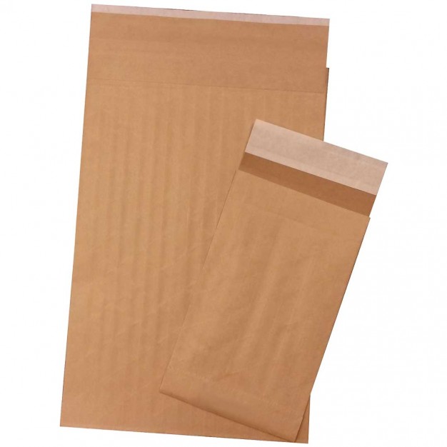 Eco-Friendly Self-Seal Mailer Bags, Reinforced, 6 x 2 3/4 x 12", Gusseted