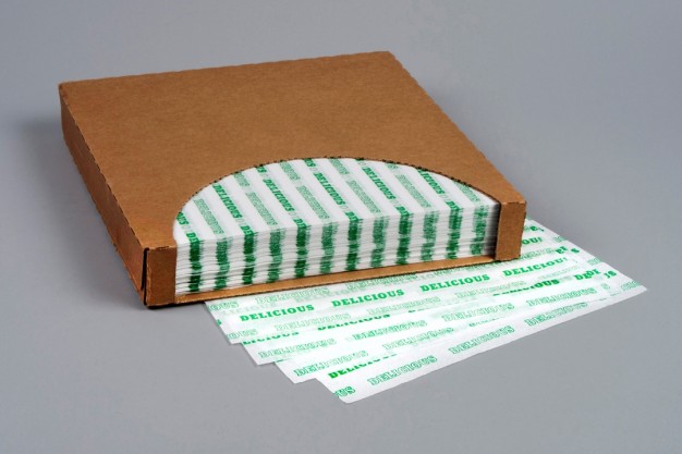 Dry Waxed Food Sheets, Green Delicious, 12 x 12