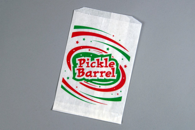 White Pickle Bags, 6 x 8 1/2"