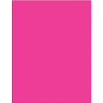 Fluorescent Pink Removable Laser Labels, 8 1/2 x 11"