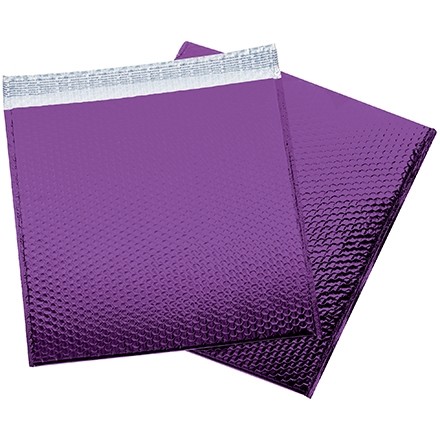 Glamour Bubble Mailers, Purple, 16 x 17 1/2"