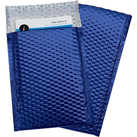 Glamour Bubble Mailers, Blue, 7 1/2 x 11"