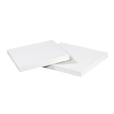 Chipboard Gift Boxes, Lid, Deluxe, White, 19 x 12"