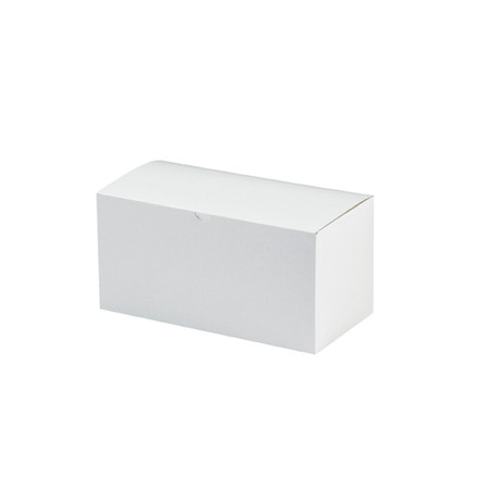 Chipboard Boxes, Gift, White, 12 x 6 x 6"