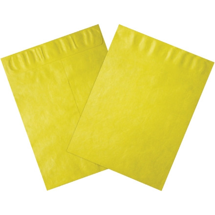 Tyvek® Envelopes, Yellow, 12 x 15 1/2"