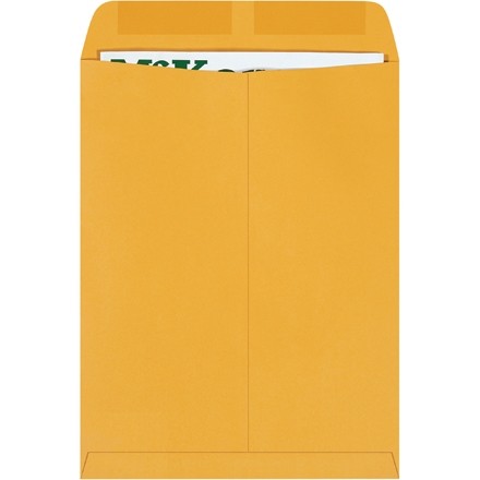 Gummed Envelopes, Kraft, 9 1/2 x 12 1/2"