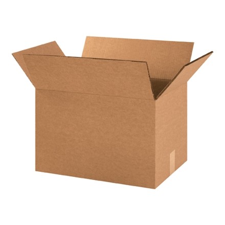 Corrugated Boxes, Double Wall, 18 x 12 x 12", Kraft