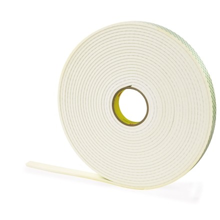 3M 4462 Double Sided Foam Tape, 1/32" Thick - 1/2" x 72 yds.