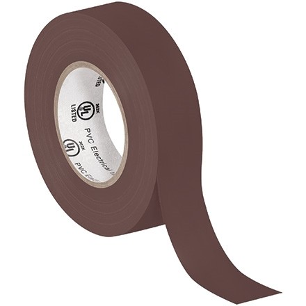 Electrical Tape, 3/4" x 20 yds., Brown