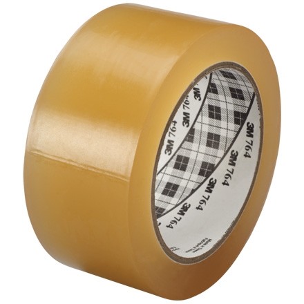 3M 764 Clear Vinyl Tape, 2" x 36 yds., 5 Mil Thick