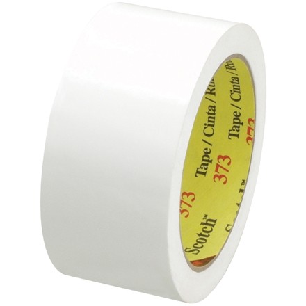 3M 373 Tape, White, 2" x 55 yds., 2.5 Mil Thick