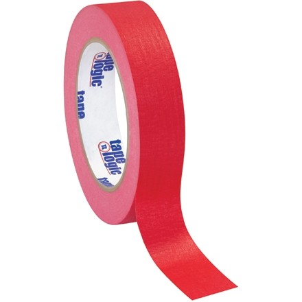 Red Masking Tape, 1" x 60 yds., 4.9 Mil Thick