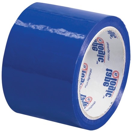 Blue Carton Sealing Tape, 3" x 55 yds., 2.2 Mil Thick