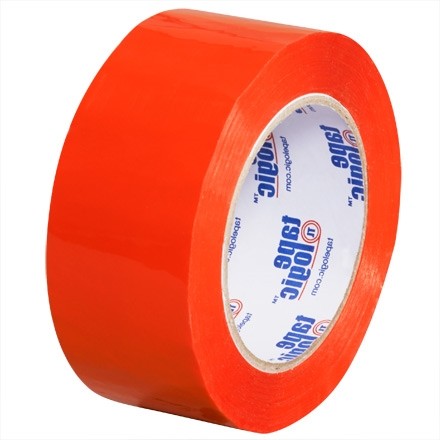 Orange Carton Sealing Tape, 2" x 110 yds., 2.2 Mil Thick