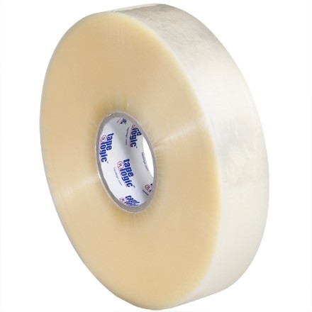 Clear Machine Carton Sealing Tape, Economy, 2" x 1000 yds., 1.9 Mil Thick