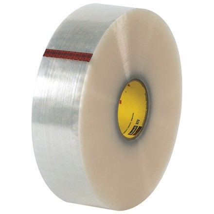 3M 372 Carton Sealing Tape, Clear, 3" x 1000 yds., 2.2 Mil Thick