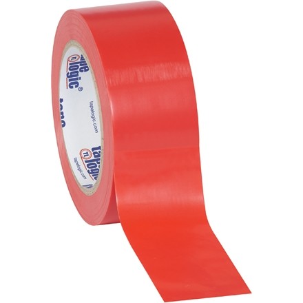 Red Vinyl Tape, 2" x 36 yds., 6 Mil Thick