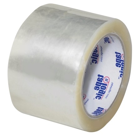 Clear Carton Sealing Tape, Economy, 3" x 55 yds., 3 Mil Thick