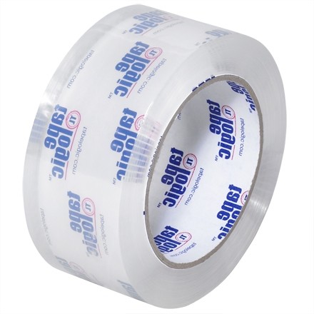 Clear Carton Sealing Tape, Crystal Clear, 2" x 55 yds., 2.6 Mil Thick