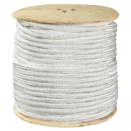 Double Braided Nylon Rope - 3/4, White