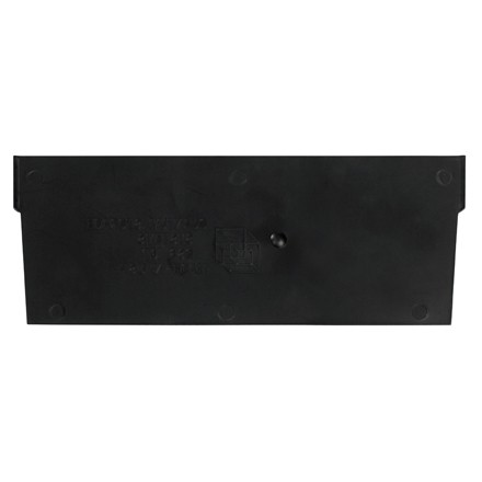 Plastic Shelf Bin Dividers, Black, 7 X 3"