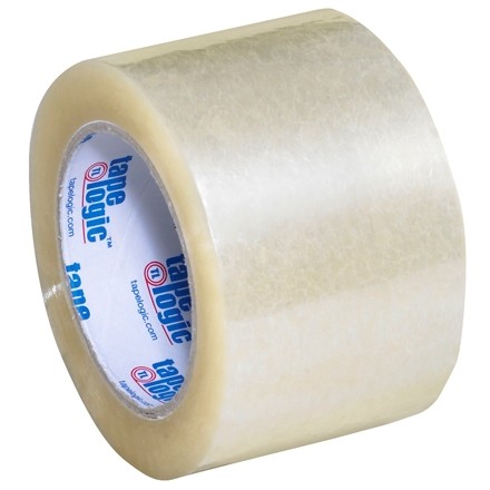 Clear Carton Sealing Tape, Industrial, 3" x 110 yds., 2 Mil Thick