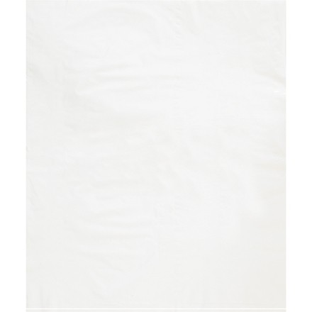 Poly Bags, 15 x 18", 2 Mil, White Flat