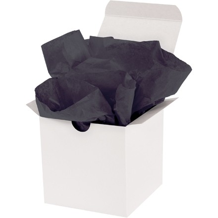Black Tissue Paper Sheets, 20 X 30"