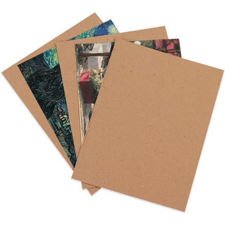 Heavy Duty Chipboard Pads - 0.050" Thick, 8 1/2 x 11"