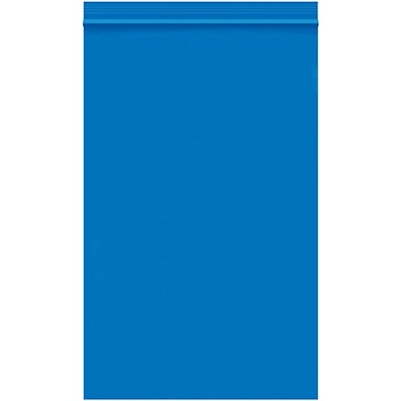 Reclosable Poly Bags, 5 x 8", 2 Mil, Blue