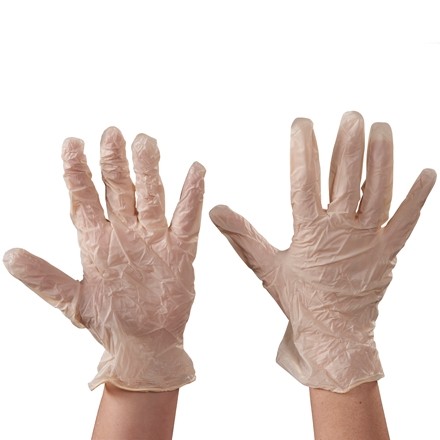 Powder Free Exam Grade Latex Gloves - White - 5 Mil - Small