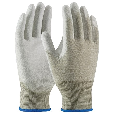 ESD Nylon Gloves - Palm Coated, Small
